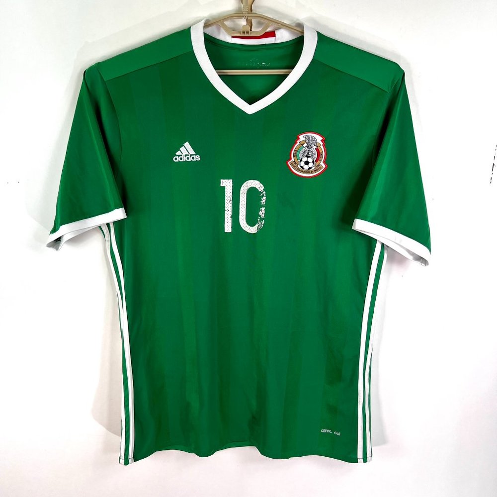 2016-17 ADIDAS CLIMACOOL ADIZERO MEXICO HOME JERSEY L JESUS “TECATITO” CORONA